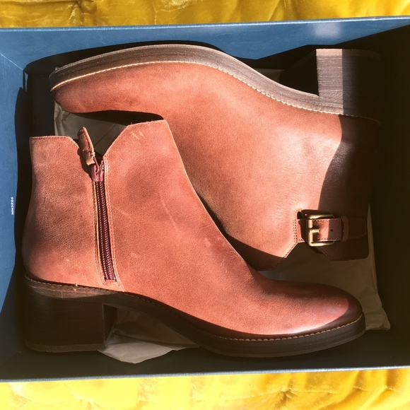 Cole Haan Shoes - Chocolate Brown Harrington Grand Buckle Boots/Boot